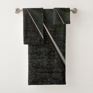 Conjunto De Toalhas Trilhos Através das Árvores