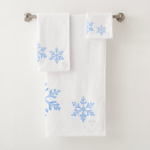 Trio de Floco de Neve Azul Gélido Elegany Airbrush
