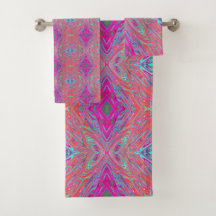 Trippy Pink, Aqua e Magenta Abstrato Butterfly