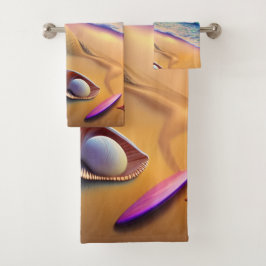 Conjunto De Toalhas Tropical Fantasy Beach Sunset