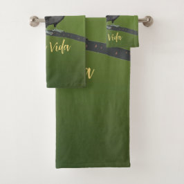 Conjunto De Toalhas Tropical Toucan Pura Vida Design Towel Set