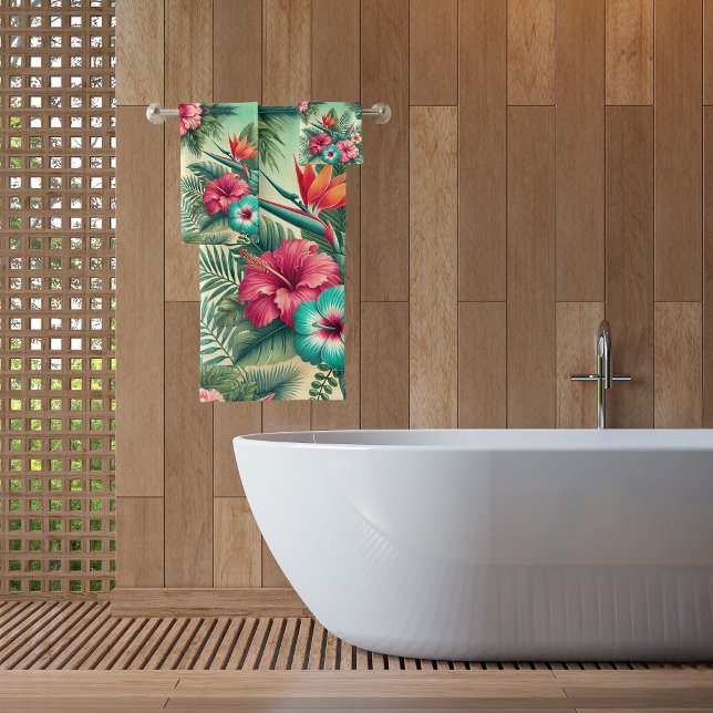 Conjunto De Toalhas Trópicos brilhantes (Criador carregado)