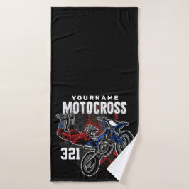 Conjunto De Toalhas Truques FMX de Corrida Múltipla Personalizada de E