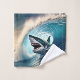 Conjunto De Toalhas Tubarão e mordida