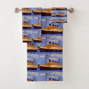 Conjunto De Toalhas Tubos de banho Titanic