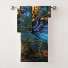 Conjunto De Toalhas Tucano Steampunk enluarado.