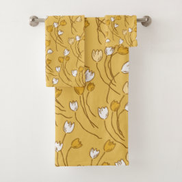 Conjunto De Toalhas Tulip Garden