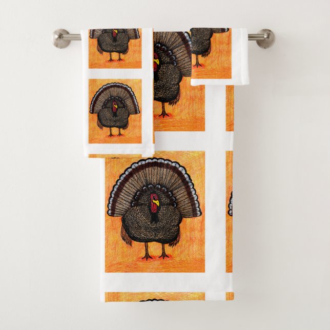 Conjunto De Toalhas Turquia difícil (Insitu)