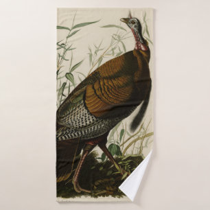 Conjunto De Toalhas Turquia Selvagem (Homem) das Aves da América de Au