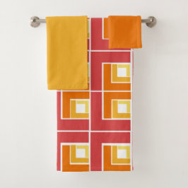 Conjunto de Toalhas Turvas de Tampa Vermelha