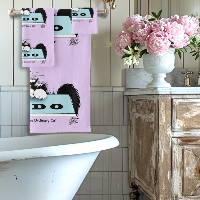 Conjunto De Toalhas Tuxedo Kitten Dog's Bowl (Criador carregado)