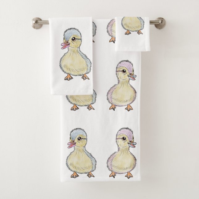 Conjunto De Toalhas Two Little Ducks  (Insitu)