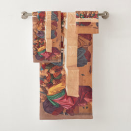Conjunto De Toalhas Última Ceia de Jesus Cristo