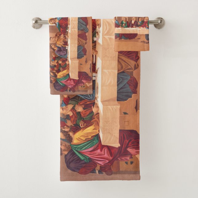 Conjunto De Toalhas Última Ceia de Jesus Cristo (Insitu)