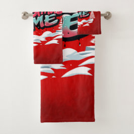 Conjunto De Toalhas Um elfo animado