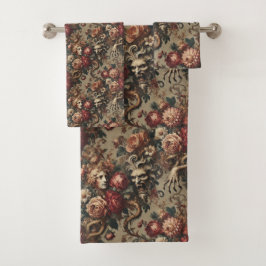 Conjunto De Toalhas Um Fardo Caucionário - Vitoriano Gótico