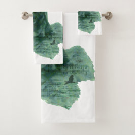 Conjunto De Toalhas Um Pássaro Me Disse Rosa