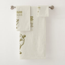 Conjunto De Toalhas Uma jornada através da estética do Vintage