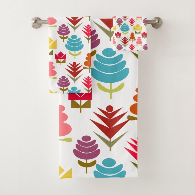 Conjunto De Toalhas Uma Plethora de Flores (Insitu)
