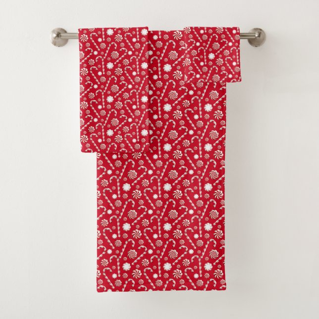 Conjunto De Toalhas Uma Série de Design de Hortelã-Pimenta 1 (Insitu)