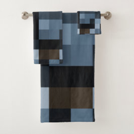 Conjunto De Toalhas único, lindo, colorido, padrão pintado um gre