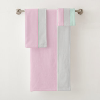 Conjunto De Toalhas Unicórnio de Listra Pastel