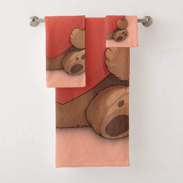 Conjunto De Toalhas Urso-de-abóbora (Insitu)