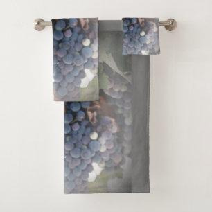 Conjunto De Toalhas Uvas da Califórnia