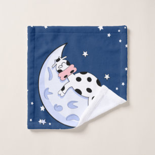 Conjunto De Toalhas Vaca sobre a Lua
