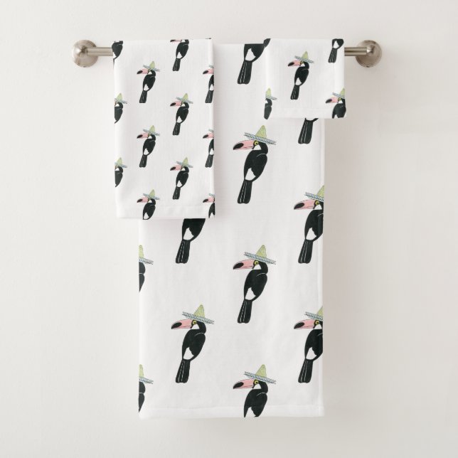 Conjunto De Toalhas Vamos Taco Sobre Amor| Toucan Sombrero (Insitu)