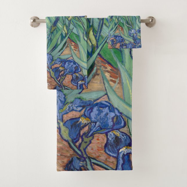 Conjunto De Toalhas Van Gogh Vintage Irises (Insitu)