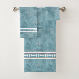 Conjunto De Toalhas Veado de inverno sudoeste