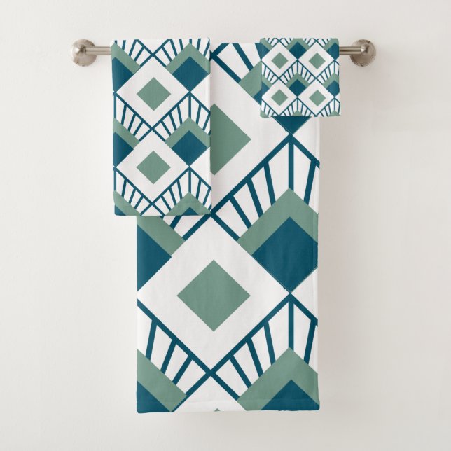 Conjunto De Toalhas Ventiladores do Art Deco  (Insitu)