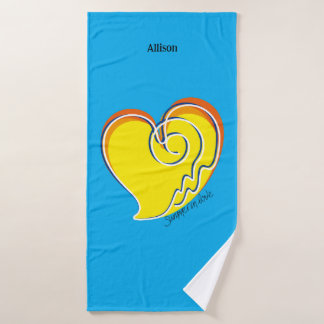 Conjunto De Toalhas Verão do Amor - Personalizado 