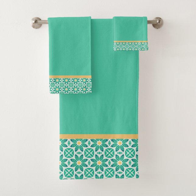Conjunto De Toalhas Verde (Insitu)