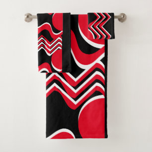 CONJUNTO DE TOALHAS VERMELHO OCUPADO