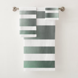 Conjunto De Toalhas Vermelho verde-acinzentado