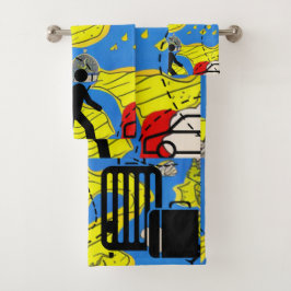 Conjunto De Toalhas Viajante do Mundo