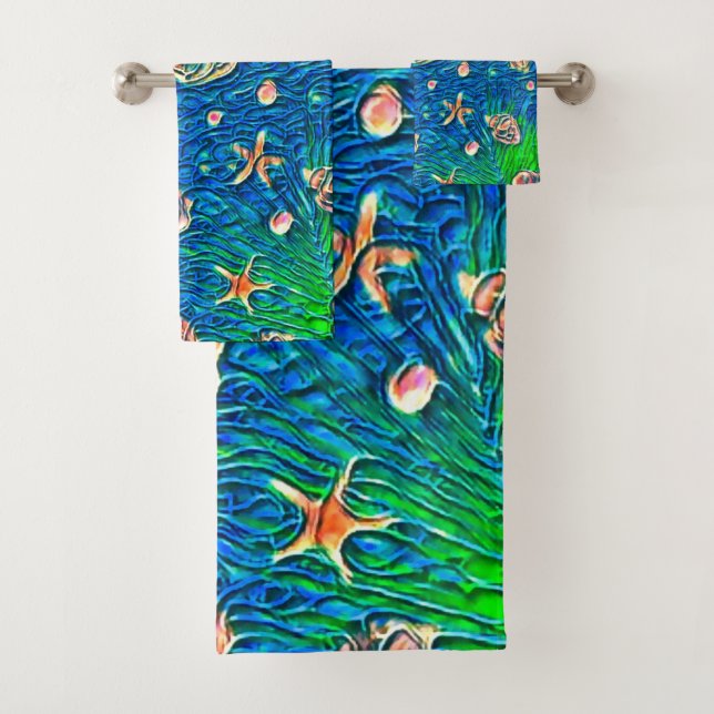 Conjunto De Toalhas Víblias tropicais (Insitu)