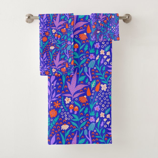 Conjunto De Toalhas Vibrant Wildflower (Insitu)