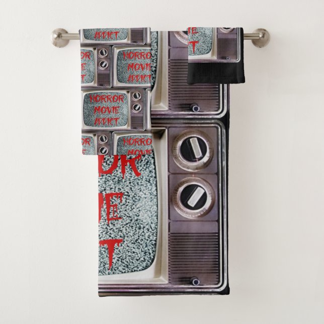 Conjunto De Toalhas Viciado em Filme Horror (Insitu)