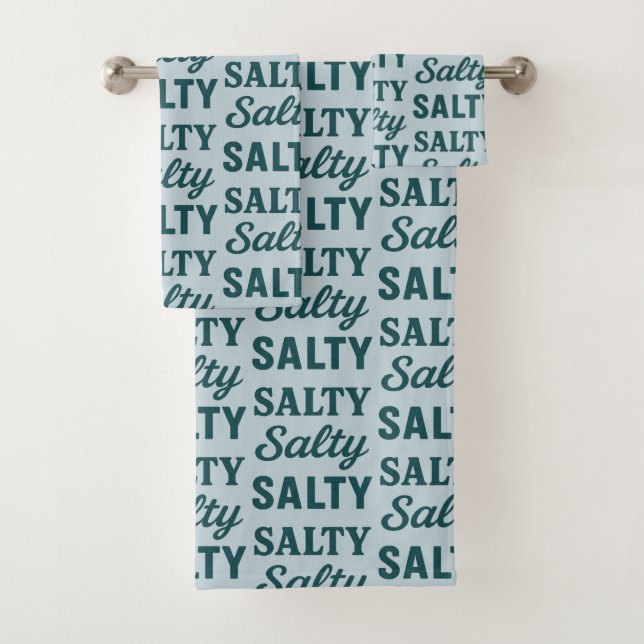 Conjunto De Toalhas Vida Azul Salgada da Costa | Gráfico Náutico (Insitu)