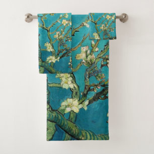 Conjunto De Toalhas Vincent Van Gogh Blossoming Almond Tree Arte Flora