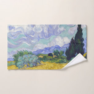 Conjunto De Toalhas Vincent Van Gogh - Campo de Trigo com Cipras