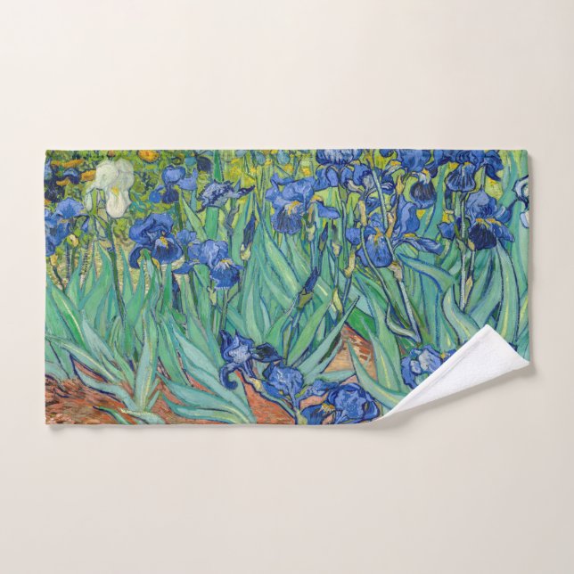 Conjunto De Toalhas Vincent Van Gogh - Irises Bath (Toalha de mão)