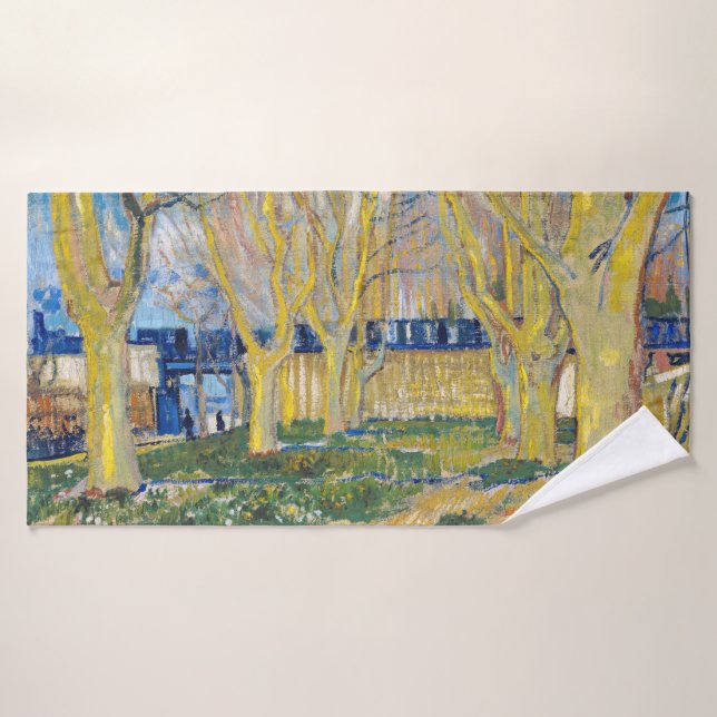 Conjunto De Toalhas Vincent van Gogh - O Trem Azul (Toalha de Banho)