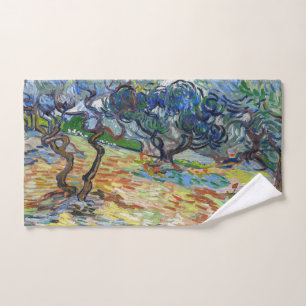 Conjunto De Toalhas Vincent van Gogh - Oliveiras: Céu azul-claro