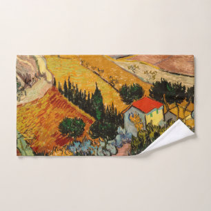 Conjunto De Toalhas Vincent van Gogh - Paisagem, Casa e Plowman