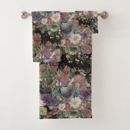 Conjunto De Toalhas Vintage australiana Wildflower