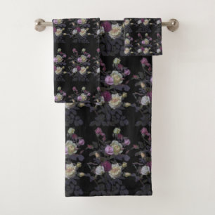 Conjunto De Toalhas Vintage George Lambdin Ainda vive com Rosas
